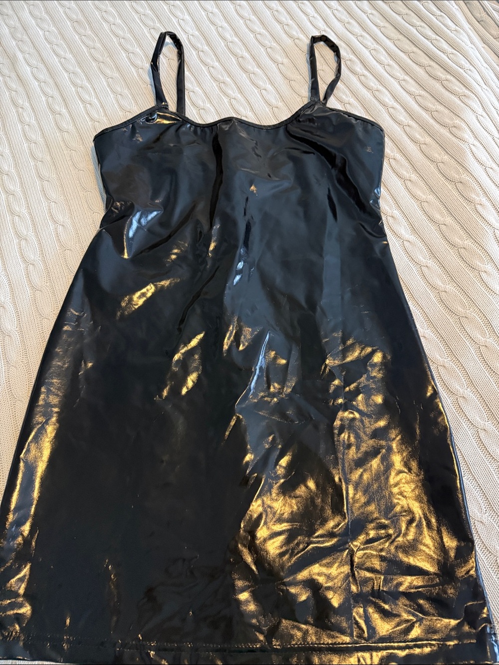 Like leather look NWTO tags dress